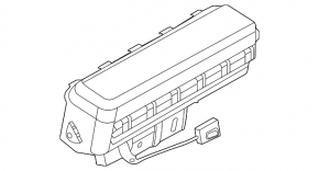 Airbag airbag pasager pe tabloul de bord Ford Mustang Mach-E 21-23