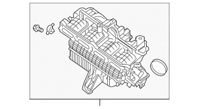 Коллектор впускной Nissan Altima 13-18 2.5