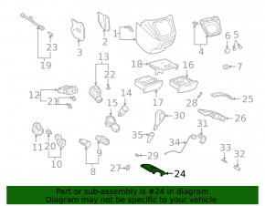 Capacul schimbatorului de viteze pentru Lexus RX300 98-03 fara capac, zgarieturi