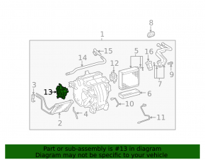Мотор печки Servo sub-assy, damperfor mode Lexus ES300 ES330