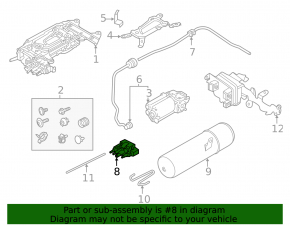 Blocul de supape al suspensiei pneumatice Audi e-tron GT 22-24