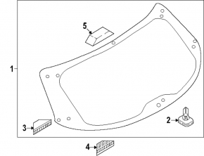 Стекло двери багажника Mazda CX-90 24-26