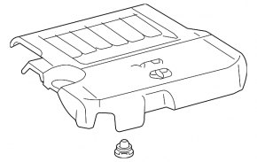 Накладка двигателя Toyota Avalon 13-18 3.5