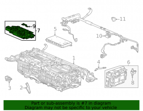 Блок предохранителей ВВБ Honda CRV 20-22 hybrid