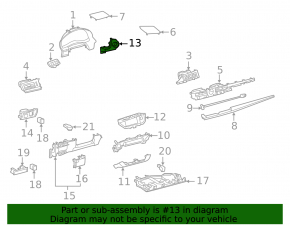 Накладка кнопки Start-Stop Lexus ES300h ES350 13-18 бежевая