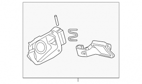 Корпус лючка бензобака VW Tiguan 18-24