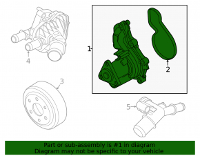 Помпа водяная Ford Bronco Sport 21-26 1.5T