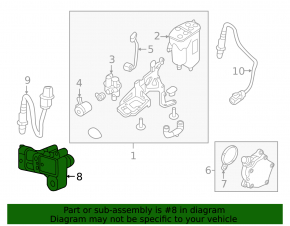 Датчик давления наддува Map Sensor Land Rover Range Rover Evoque 12-18 2.0