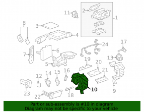 Испаритель GMC Terrain 10-17