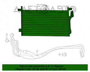 Радиатор охлаждения масло Dodge Journey 11-20 2.4 3.6