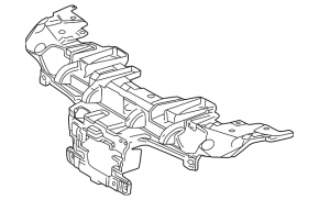 Кронштейн решетки радиатора grill Toyota Prius 23-26