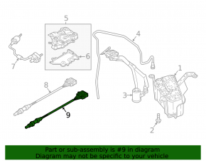 Лямбда-зонд второй Audi A6 C8 19-23 2.0T