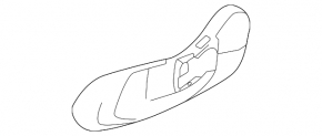 Husă scaun șofer pentru Honda Civic XI FE/FL 22-26, neagră