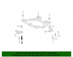 Болт крепления переднего подрамника 2шт Lexus RX400h 06-09 153мм