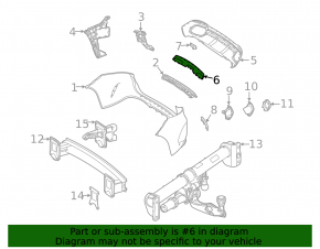 Накладка губы заднего бампера Mercedes W167 GLE 350 450 20-26 хром