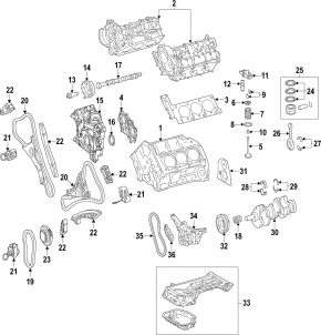Масляный насос ДВС Mercedes GLS-class X166 15-19 3.0 M276 DE30LA