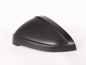 Крышка бокового зеркала левая Audi A4 B9 17-25 под BSM, карбон