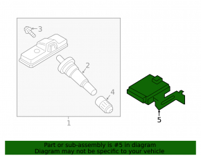 TPMS TIRE PRESURE CONTROL MODULE Hyundai Sonata 15-19