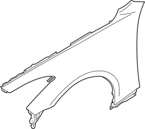 Крыло переднее правое Infiniti G25 G35 G37 08-14 2d