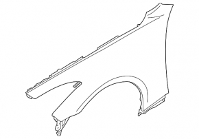 Крыло переднее правое Infiniti G25 G35 G37 08-14 2d