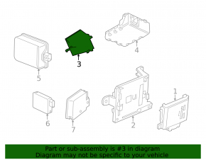 Body Control Module Cadillac ATS 13-13