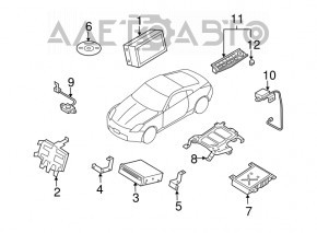 Усилитель аудио Nissan 350z