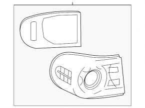 Far exterior stânga Toyota FJ Cruiser 12-14