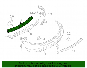 Amplificatorul pentru bara spate Nissan Murano z50 03-08