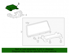 Navigation Gps Antenna Toyota Rav4 19-25