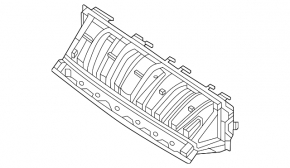 Deflector superior radiator Mercedes EQS SUV-clasa X296 23-25