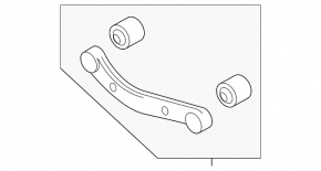 Braț de control spate dreapta sus Hyundai Palisade 20-25