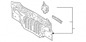 Задняя панель Toyota Avalon 19-22
