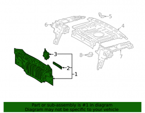 Задняя панель Toyota Avalon 19-22