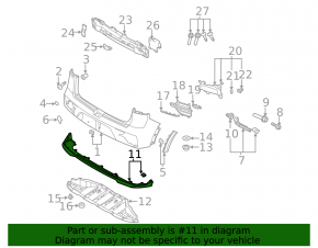 Buza barei spate Kia Niro 19-22 EV