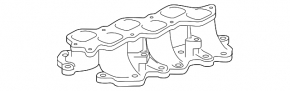 Коллектор впускной нижняя часть Toyota Avalon 13-18 3.5 2GR-FE