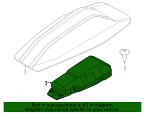 Carcasă antenă BMW X5 G05 24-26 cu aripioare