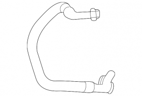 Трубка кондиционера компрессор-печка первая Mercedes W167 GLE 450 20-23 3.0h