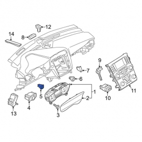 Кнопка открытия багажника Ford Fusion mk5 13-20