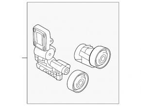 Кронштейн генератора Hyundai Santa FE Sport 13-16
