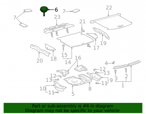 Крепление запасного колеса Lexus RX300 98-03