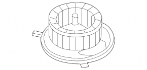 Motor ventilator încălzire VW Golf 15-21