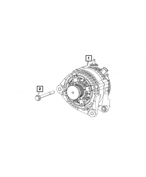 Генератор Jeep Compass 23-26 2.0T
