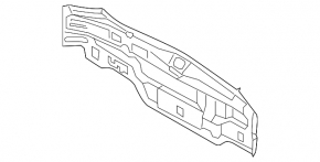 Задняя панель Kia Forte 4d 14-16