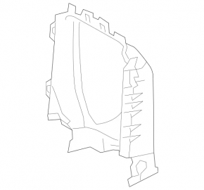 Carcasă difuzor radiator suplimentar apă Mercedes Clasa S W222 15-20