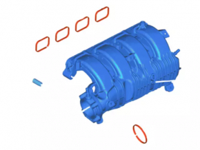 Коллектор впускной Ford Mustang mk6 15-19 2.3T