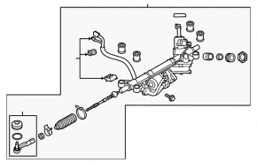 Рейка рулевая Subaru Legacy 18-19