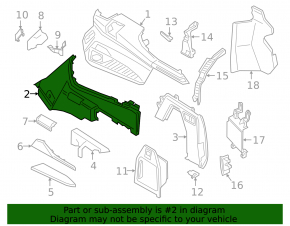 Ornamente arc spate dreapta jos față BMW X7 G07 19-25 Antracit