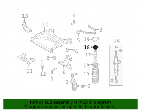 Опора амортизатора передняя левая Infiniti G25 G35 G37 4d 06-14