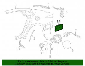 Scut ventilație stânga Lexus LS500 LS500h 18-23