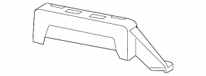 Корпус блока ECU компьютер двигателя Chevrolet Malibu 18-23 1.5T верхняя часть